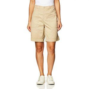 Lee Women's Flex-to-go Relaxed Fit Utility Bermuda Short Safari 10